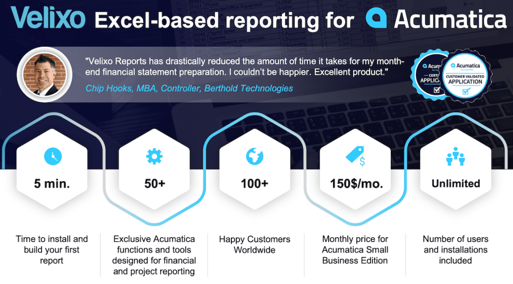 Win A 12 Month Velixo Reports Subscription At The Acumatica Roadshow Velixo 0875