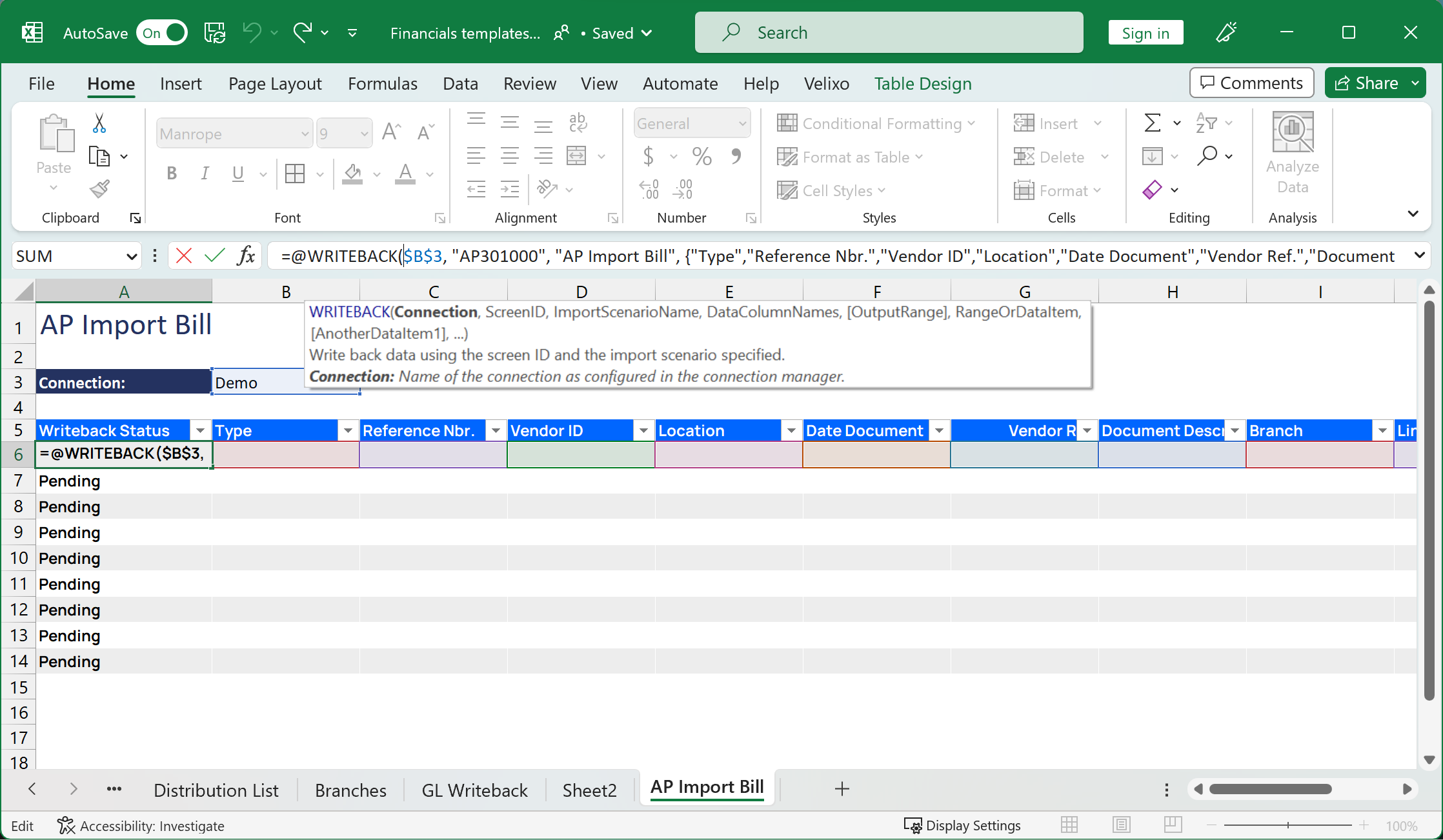 Excel Reporting Budgeting And Automation For Erps Velixo 0481